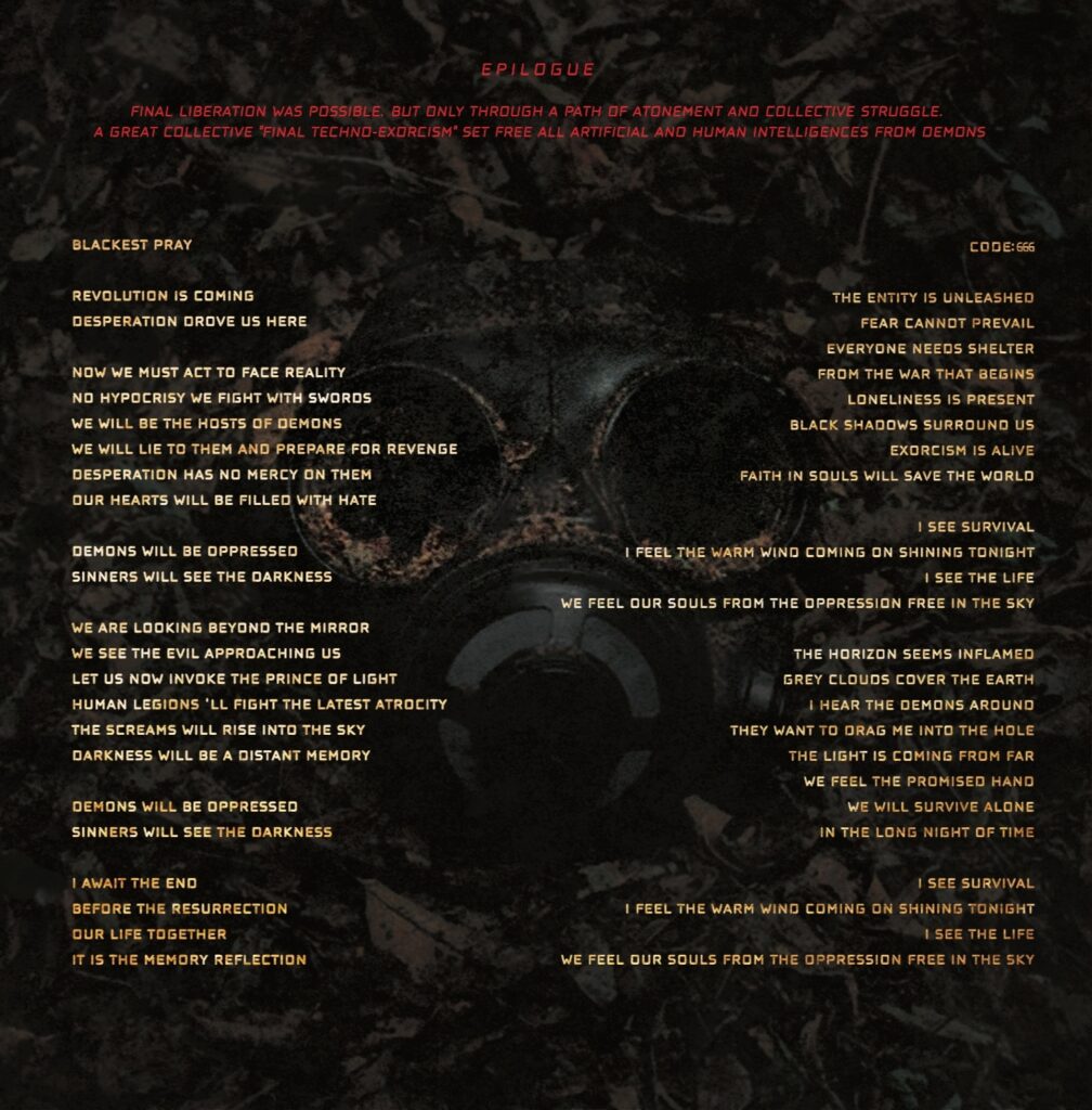 SYNDROME booklet Black - Code